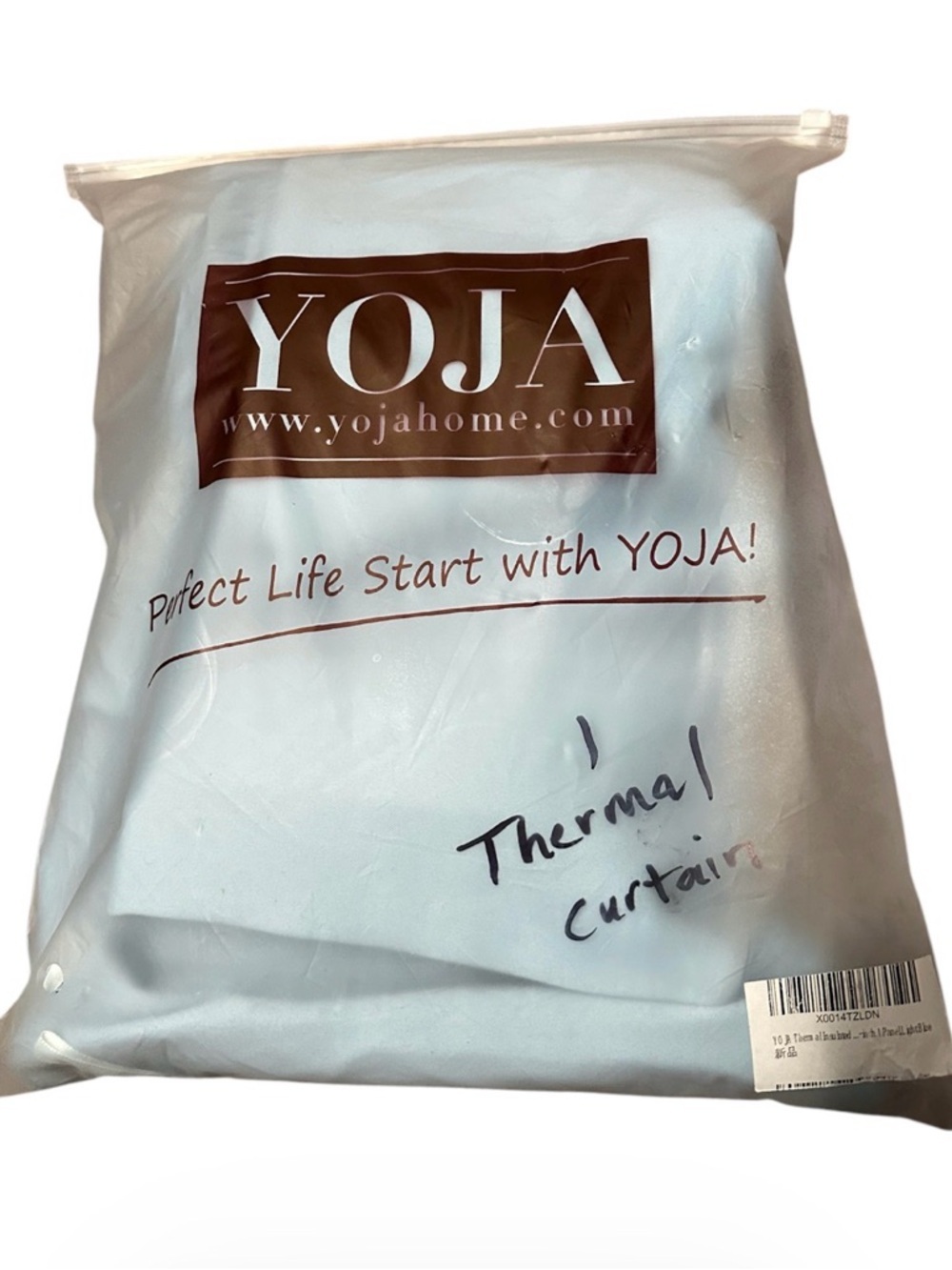 YOJA Thermal Curtain Panel in Light Blue